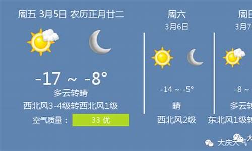 大庆地区天气预报7天_大庆地区天气预报7天查询_1