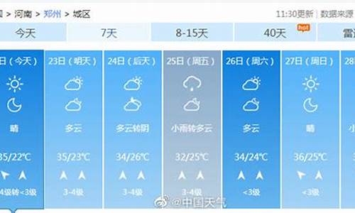 郑州天气预报查询